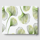 Groene bladen gastenboek (Achterkant)