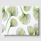 Groene bladen gastenboek (Voorkant)