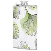 Groene bladen heupfles (Links)