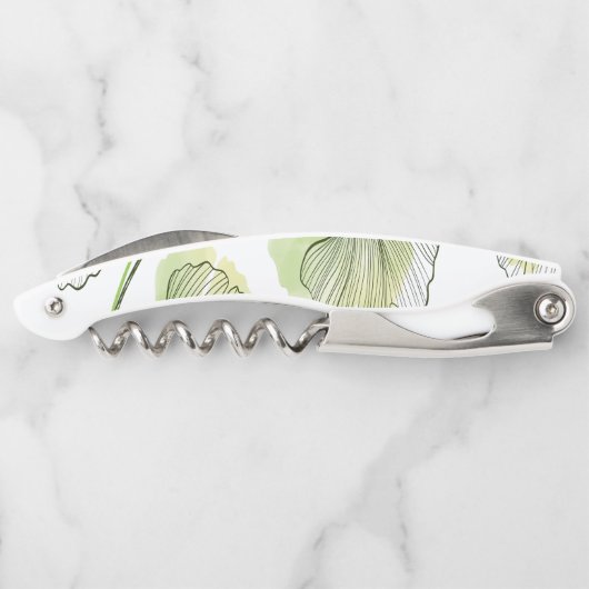 Groene bladen kurkentrekker (Achterkant)