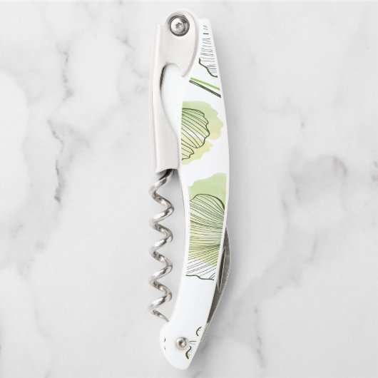 Groene bladen kurkentrekker (Voorkant)