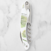 Groene bladen kurkentrekker (Achterkant)