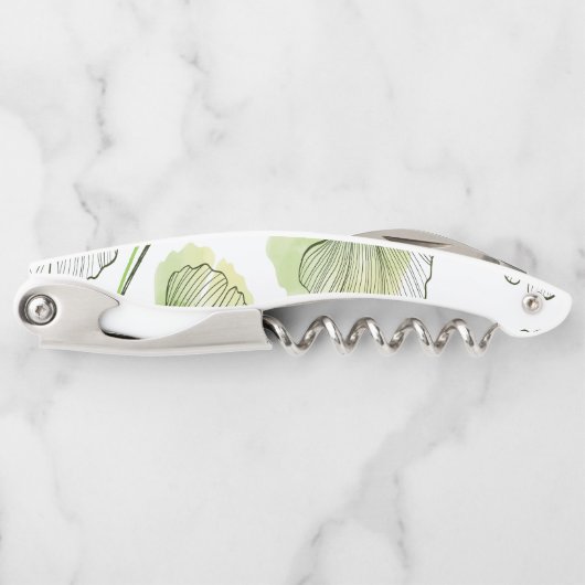 Groene bladen kurkentrekker (Voorkant)