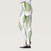 Groene bladen leggings (Links)