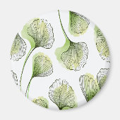 Groene bladen magneet (Voorkant)