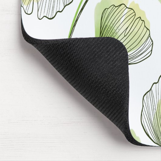 Groene bladen muismat (Hoek)