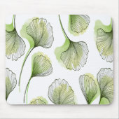 Groene bladen muismat (Voorkant)