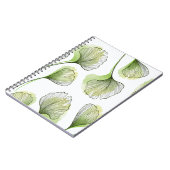 Groene bladen notitieboek