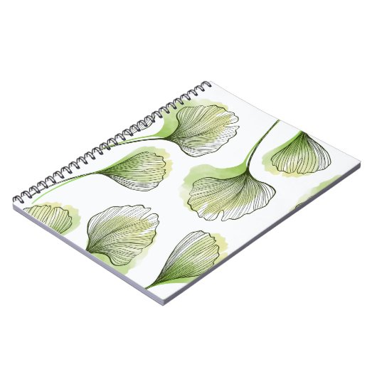 Groene bladen notitieboek (Linkerzijde)