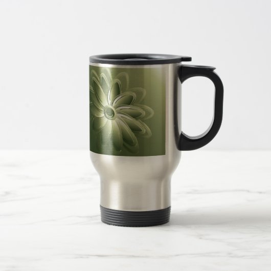 groene bladen reisbeker (Rechts)