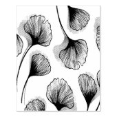 Groene bladen rubberstempel (Afrduk)