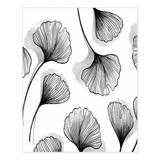 Groene bladen rubberstempel (Afrduk)