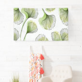 Groene bladen spandoek (Insitu)