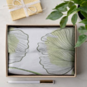 Groene bladen tissuepapier (Geschenk)