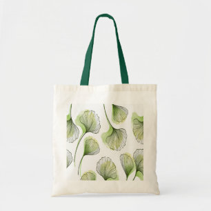 Groene bladen tote bag
