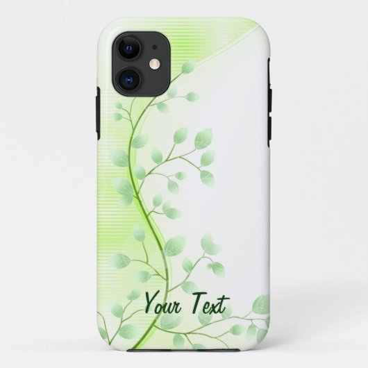 Groene bladeren - Aanpassen Case-Mate iPhone Case (Achterkant)