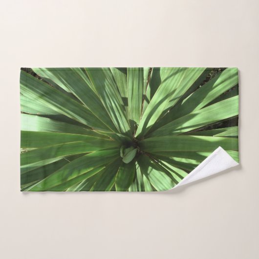 Groene bladeren bad handdoek (Handdoek)