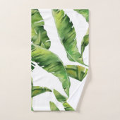 Groene bladeren bad handdoek (Handdoek)