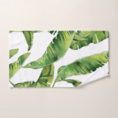 Groene bladeren bad handdoek (Handdoek)