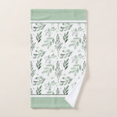 Groene bladeren badhanddoekenset bad handdoek (Handdoek)