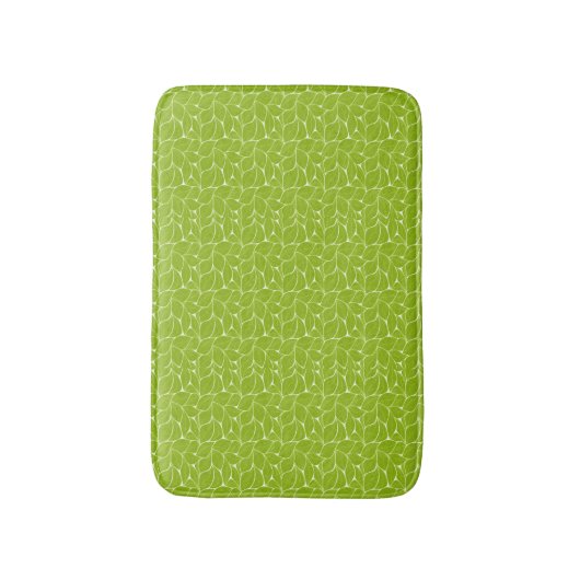 Groene bladeren badmat (Voorkant Verticaal)