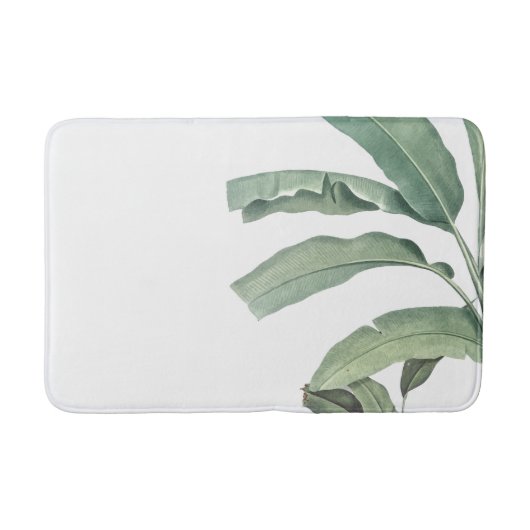 Groene bladeren badmat (Voorkant)