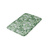 Groene bladeren badmat (Gekanteld)