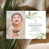 Groene bladeren baptisme wijde foto groen kaart