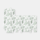 Groene bladeren bedankdoosjes (Uitgevouwen)