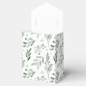 Groene bladeren bedankdoosjes (Geopend)