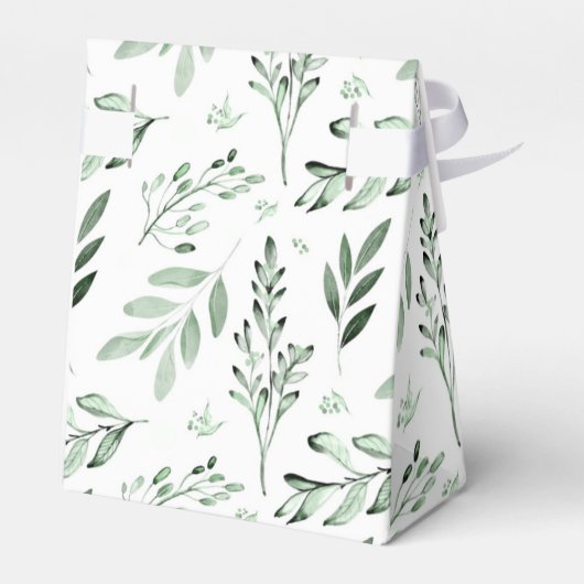 Groene bladeren bedankdoosjes (Achterkant)