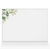Groene Bladeren Bedankkaartjes (Binnen Horizontaal (Boven))