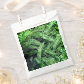 Groene bladeren bedankzakje (Geknipt)