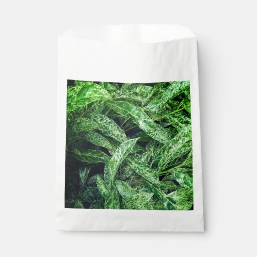 Groene bladeren bedankzakje (Voorkant)