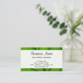 Groene bladeren, bladeren, Plant, bloemenborst, bl Visitekaartje (Staand voorkant)