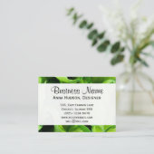 Groene bladeren, bladeren, Plant, bloemenborst, bl Visitekaartje (Staand voorkant)