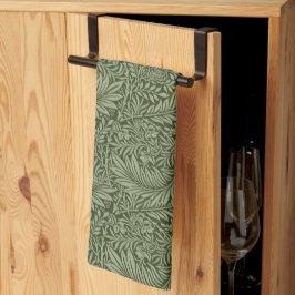 Groene bladeren Bloemen  Abstracte achtergrond Theedoek