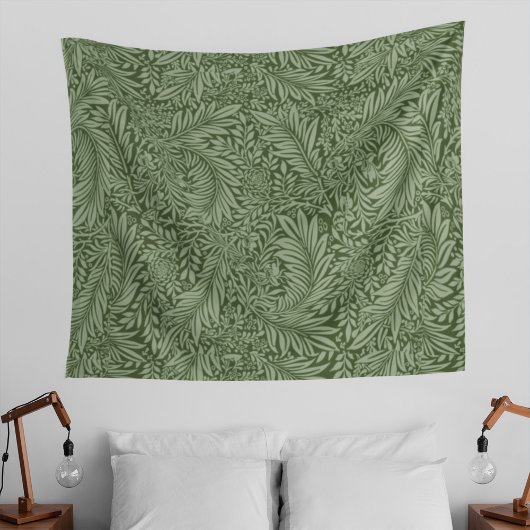 Groene bladeren Bloemen  Abstracte achtergrond Wandkleed