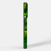 Groene bladeren bloemengeel Case-Mate iPhone case (Achterkant / Rechts)