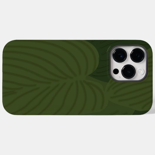 Groene bladeren Botanisch blad Case-Mate iPhone Case (Achterkant (horizontaal))