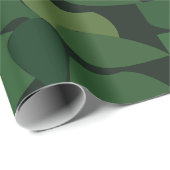 Groene bladeren botanisch cadeaupapier (Rol Hoek)