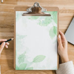 Groene bladeren Botanisch Notitieblok<br><div class="desc">Aangepast notitieblok met groene bladeren botanisch ontwerp op hoogwaardig papier. Inclusief 40 wegscheurpagina's met kartonnen achterkant voor stevig schrijven.</div>