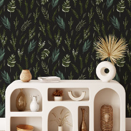 Groene bladeren Botanisch Patroon Behang