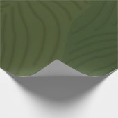 Groene bladeren Botanische Natuur Cadeaupapier (Hoek)