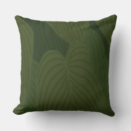 Groene bladeren Botanische Natuur Kussen