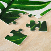 Groene bladeren Botanische Planten Legpuzzel (Zijkant)
