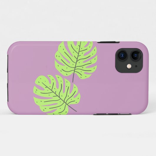 Groene Bladeren Case-Mate iPhone Case (Achterkant (horizontaal))