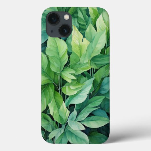 Groene bladeren Case-Mate iPhone case (Achterkant)