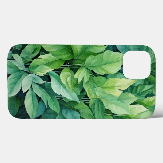 Groene bladeren Case-Mate iPhone case (Achterkant (horizontaal))