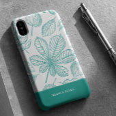 Groene bladeren Case-Mate iPhone case
